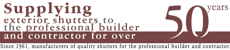 Exterior Vinyl Shutters